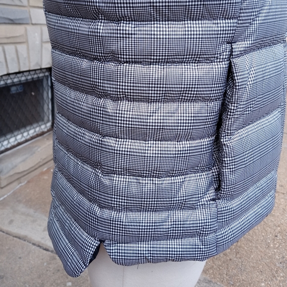 🆕Lands' End | Gingham Down Puffer Vest Women's Size Small 6-8 - Picture 8 of 12
